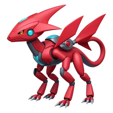 Heliolisk-Weavile-Cyclizar-Genesect-Pokémon, full body sticker