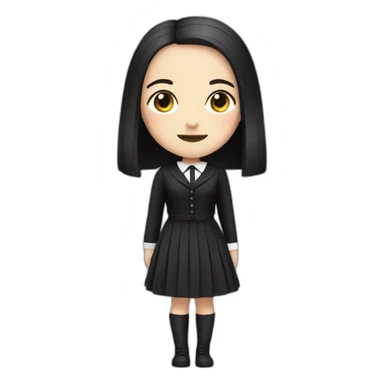 wednesday adams sticker