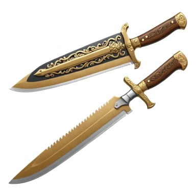 machete barong style  sticker