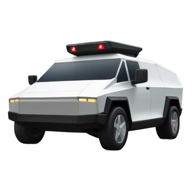 A tesla cybertruck sticker