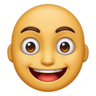 Emoji avec un regard narquois et un petit sourire sadique sticker