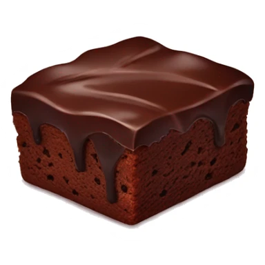 Chocolate brownie sticker