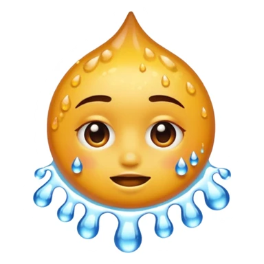 😮‍💨 add sweat to this emoji, remove the smoke sticker