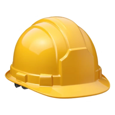 Yellow Construction Hard Hat sticker