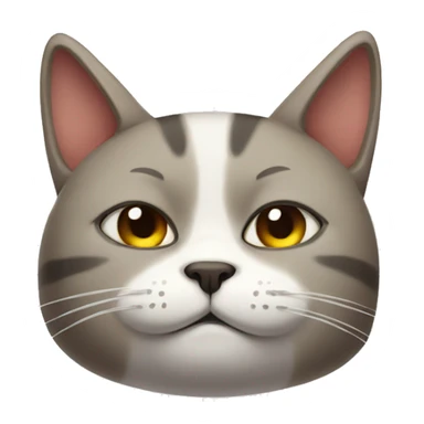 Cat with headache sticker