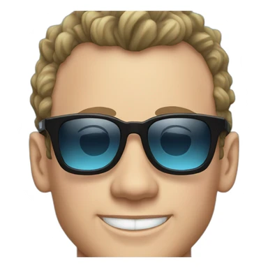 Jonathan Toews as a beach bum sticker