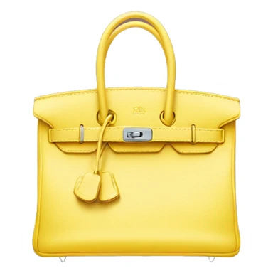 Birkin bag yellow sticker