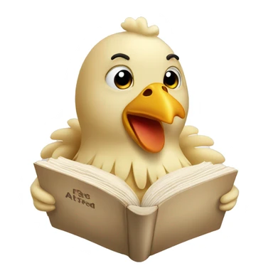 Chicken Alfredo with a Bible  sticker