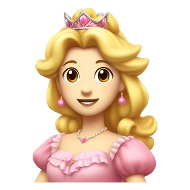 Princes peach sticker
