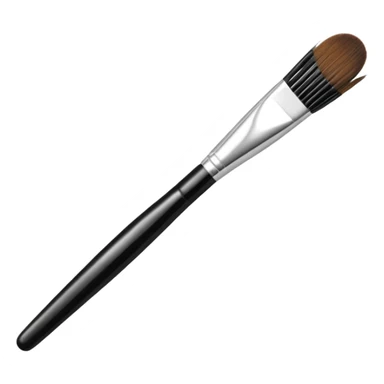 lash and brows done with a eyebrow brush without a women sticker