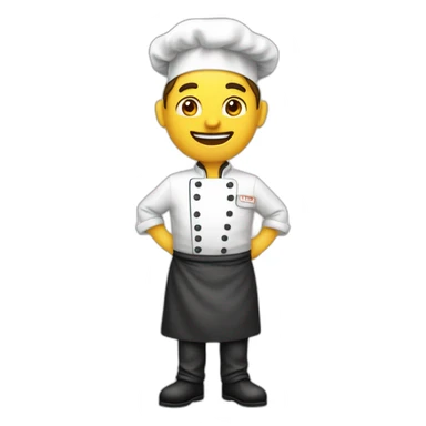 Chef cuisinier italien sticker