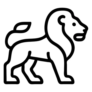 Lion sticker