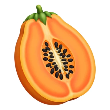 Papaya sticker