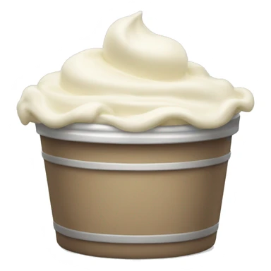 tub of cream sticker
