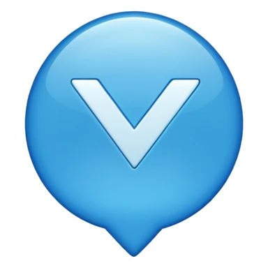 Make a emoji with blue tick sticker