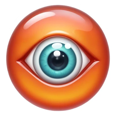 gummy eyeball sticker