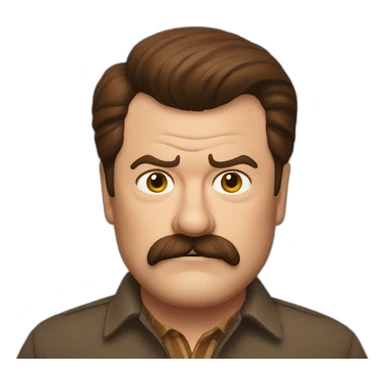 Ron-swanson sticker