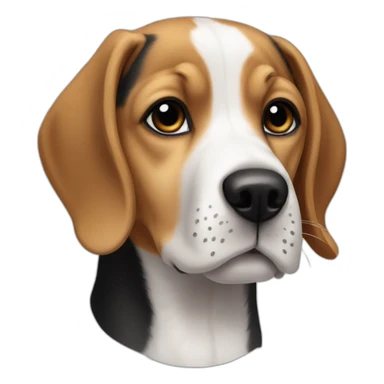 Chien beagle chiot sticker