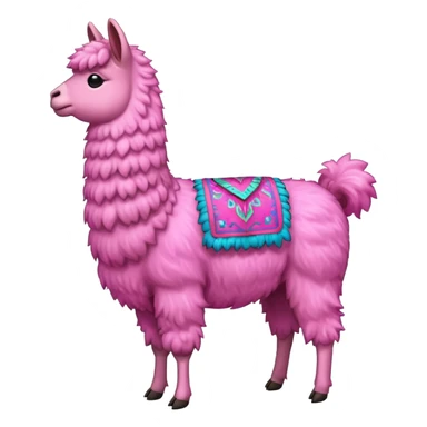 Llamas rosas sticker