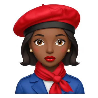 Urban French woman  sticker