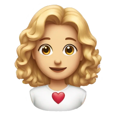 A Heart with Evelyn on it sticker