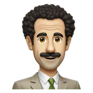 borat saying "nice" sticker