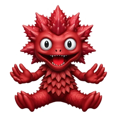 Spicy Zinger in stranger things themed sticker