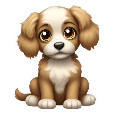 A puppy sticker