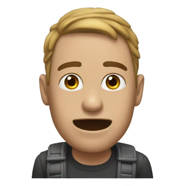 El emoji de la entrada con el labio mordido sticker