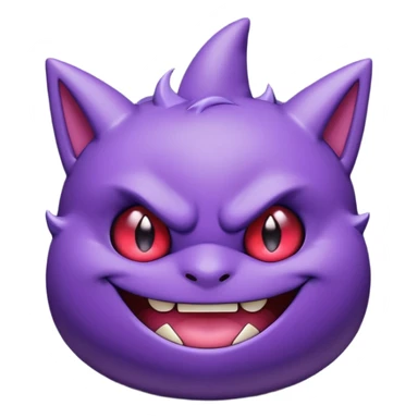gengar chibi style sticker