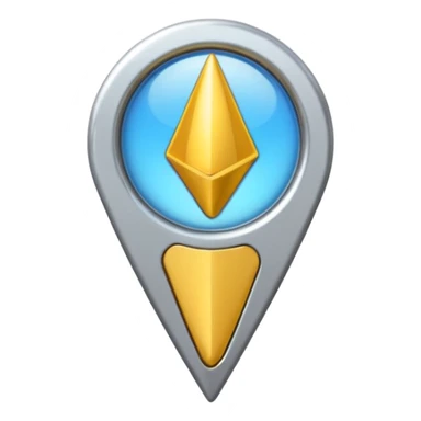 Maps pin normal without any smiley faces sticker