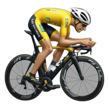 Maillot jaune tour de france sticker