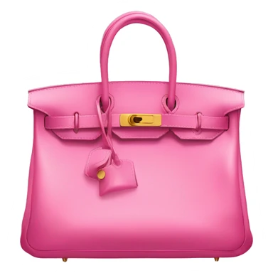 Bag pink Hermes birkin  sticker