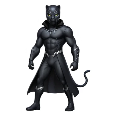 Black panther walking impassive sticker