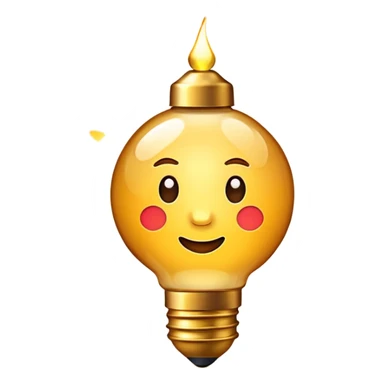 Christmas  gold  lights sticker