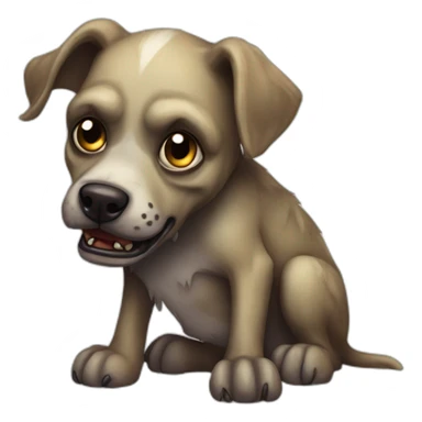 zombie-monster-mardoole-puppy sticker