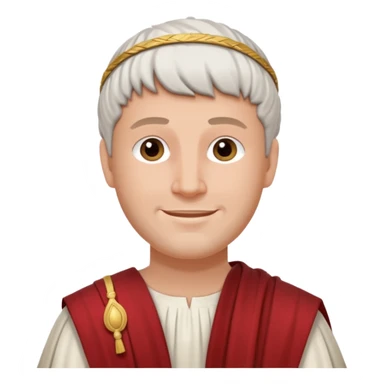 Necesito que hagas un dibujo estilo Soft cartoon illustration de poncio pilato sticker