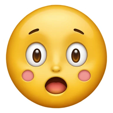 Mind blown yellow emoji  sticker