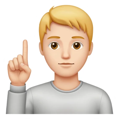 person holding up middle finger sticker