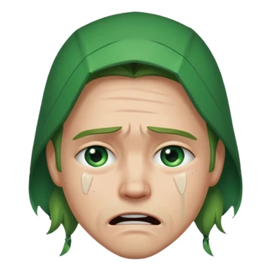 Green Arrow crying sticker