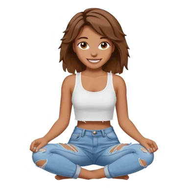 Embreigh Courtney looking ugly but also slaying it sticker