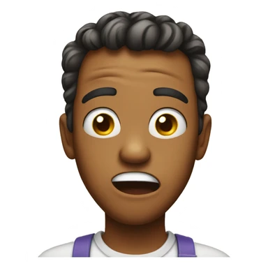 embarrassing with tongue out sticker