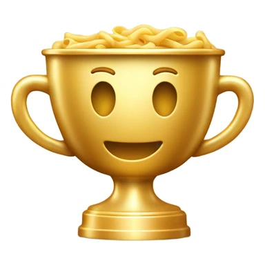 Bowl of Macaroni Golden Trophy sticker