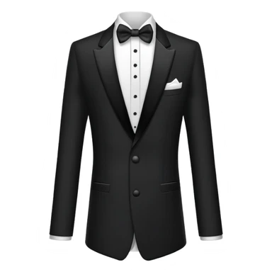 black and white formal tuxedo suit sticker