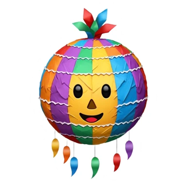 round piñata sticker