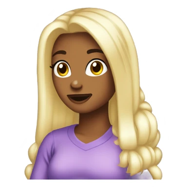 Y2K pony girl sticker