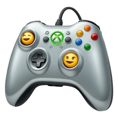 Make me a Xbox 360 emoji on the text sticker