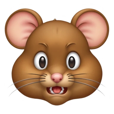 no make it a mouse cussing sticker