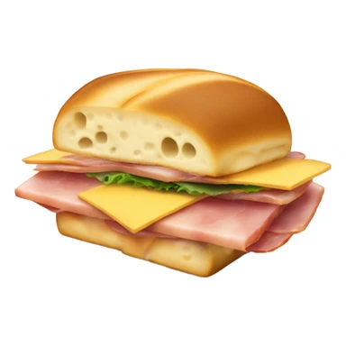 sándwich tostado de jamón y queso  sticker