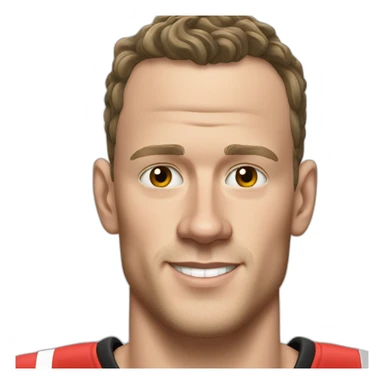 Jonathan Toews as a beach bum sticker